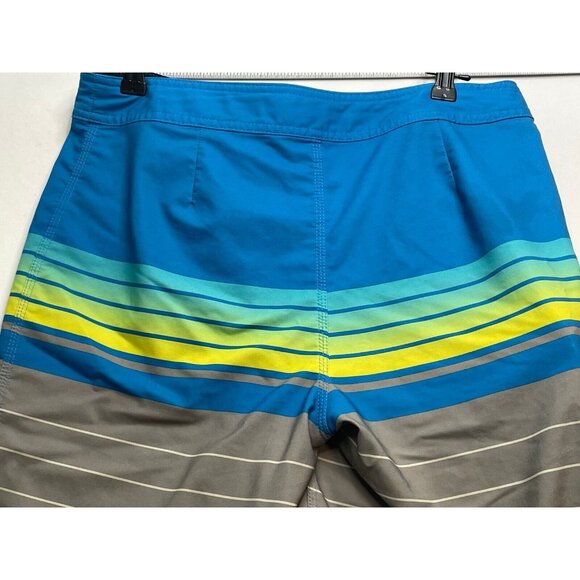 O'Neill Hyper Freak board shorts mens 30 x 11 drawstring swim trunks blue - Picture 4 of 11